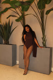 Brownin Bodysuit Top