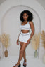Vanilla White Skirt Set